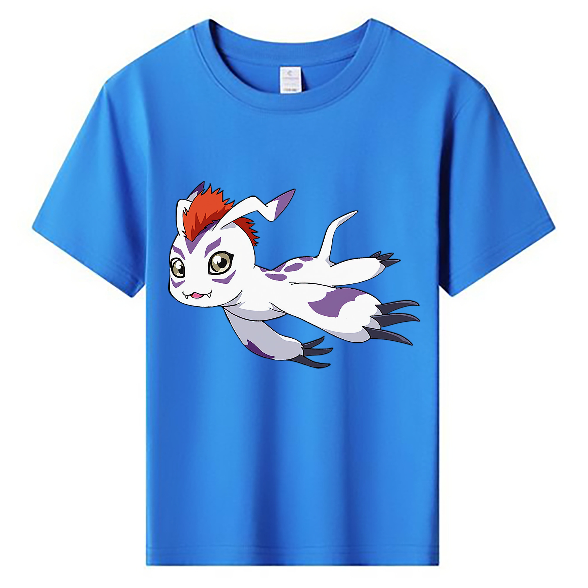 （画像用） Digimon デジタルモンスター/デジモン 綿100％キッズTシャツ（フロントプリント）